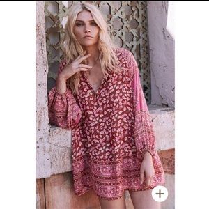 SOLD - SPELL DELIRIUM SMOCK MINI DRESS
